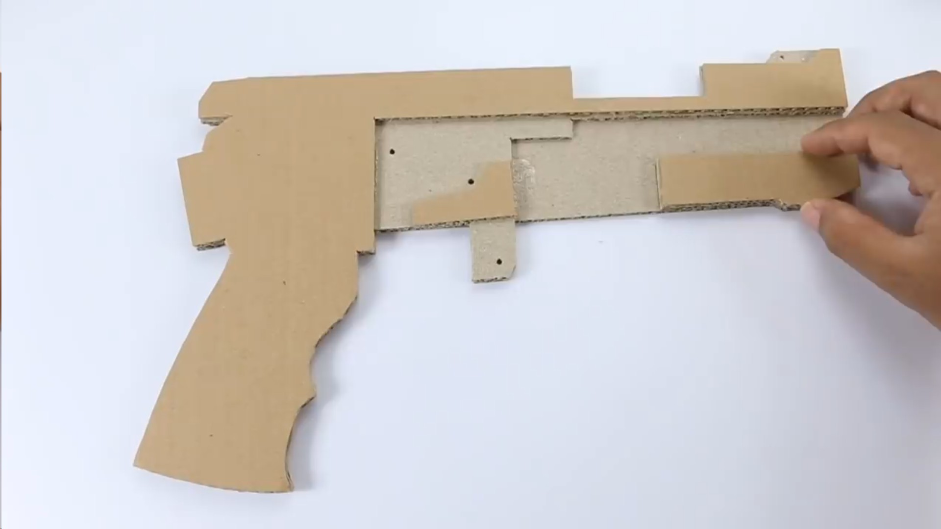 diy纸板单发枪用纸板制作冲锋枪ak-47(wgog910)
