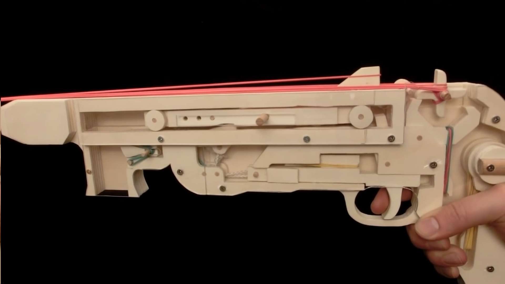 MP40橡皮筋玩家冲锋枪+制作图纸下载 (3)