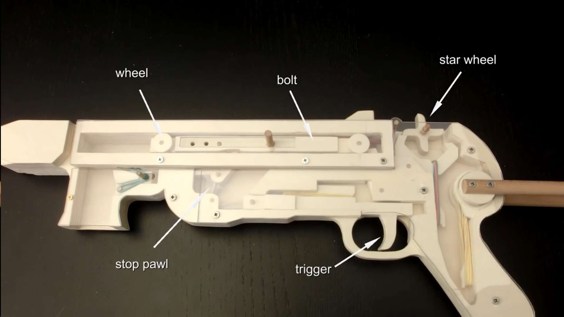 MP40橡皮筋玩家冲锋枪+制作图纸下载 (4)