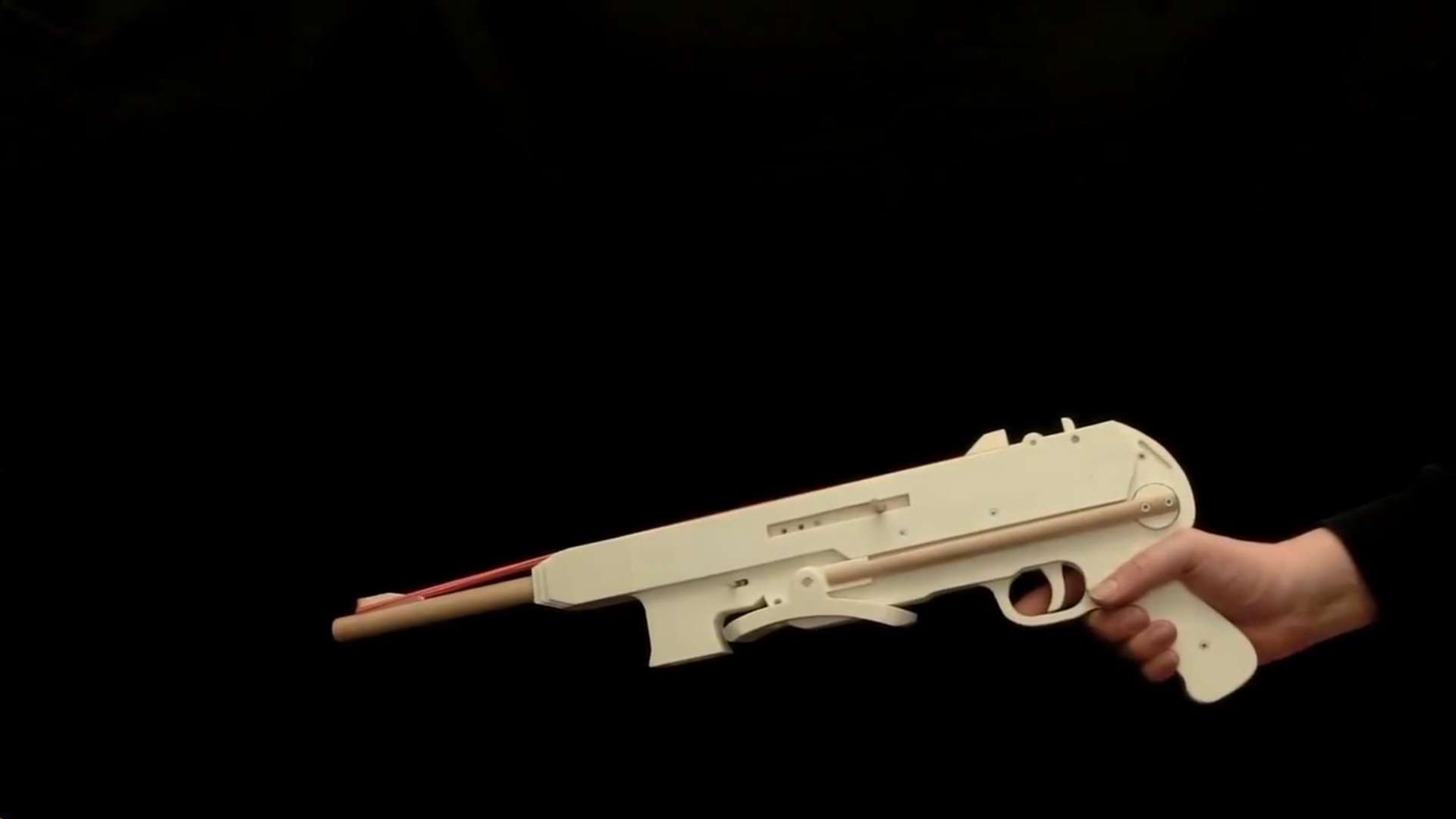 MP40橡皮筋玩家冲锋枪+制作图纸下载 (7)
